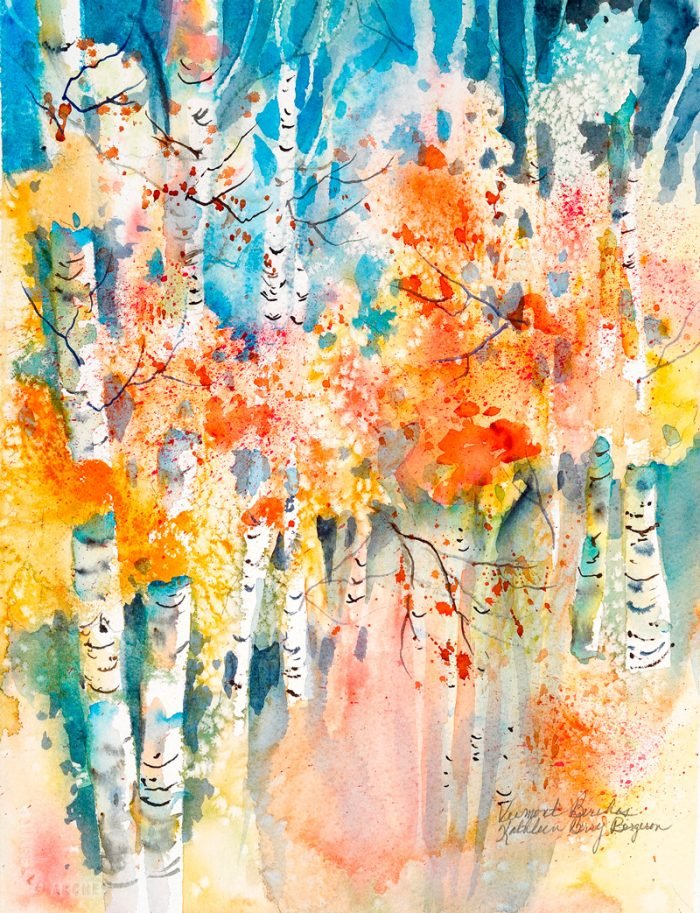 Birches Print