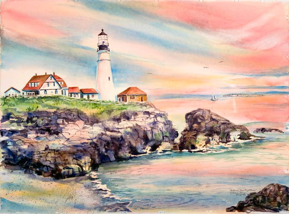Portland Head Lighthouse by Kathleen. Berry Bergeron