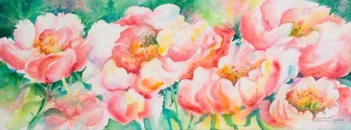 Peony Garden by Kathleen Berry Bergeron